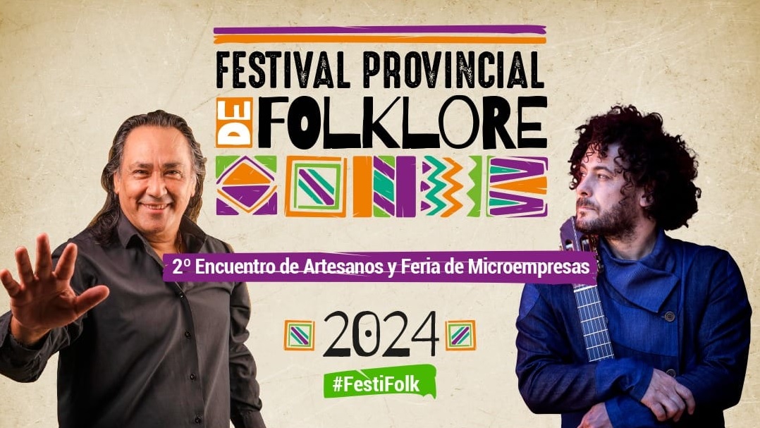 Raly Barrionuevo y Sergio Galleguillo, figuras centrales del Festival Provincial de Folklore