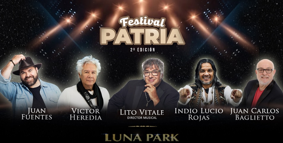 El Festival Patria tendr su segunda edicin en el Luna Park